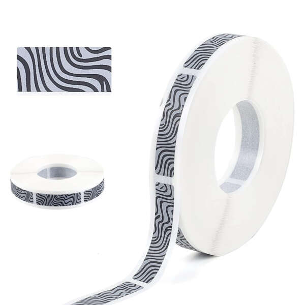 Scratch card sticker labels with self peel backing
