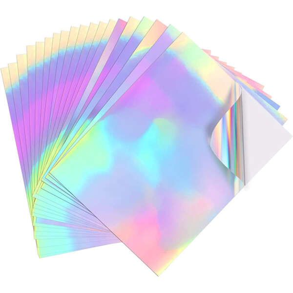 Holographic A4 waterproof sticker paper