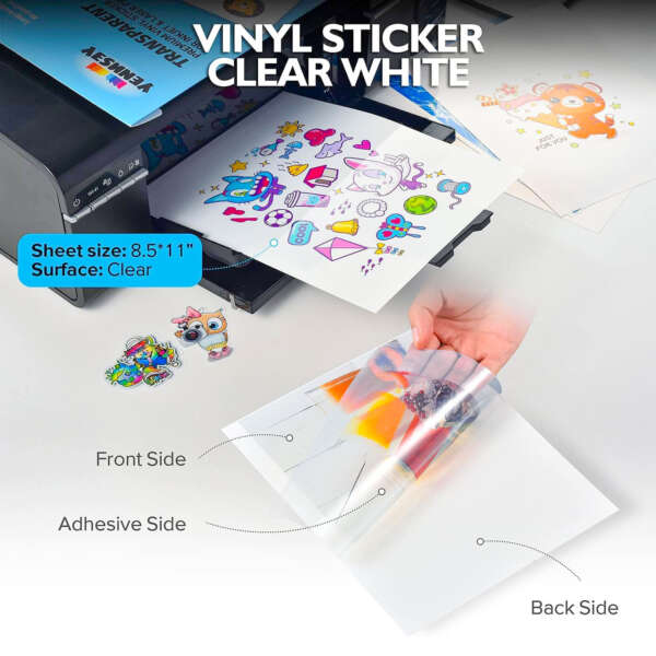 Waterproof white label paper