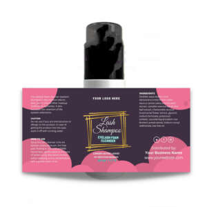 Waterproof shampoo bottle label stickers
