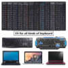 Notebook keyboard sticker printing