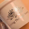 Metallic letter labels with 3D logo transfer effect