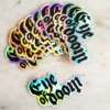 PVC letter stickers for retail packaging