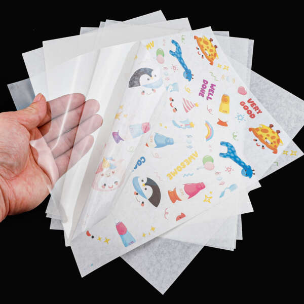 Wholesale clear backing washi sticker paper