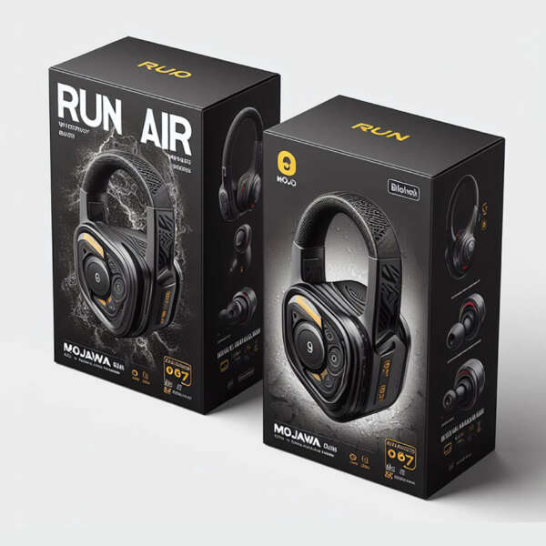 Headphone and watch paper packaging box