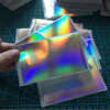Custom printed holographic security label roll