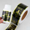 Durable labels for vitamin pill packaging