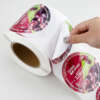 Self adhesive vinyl round stickers
