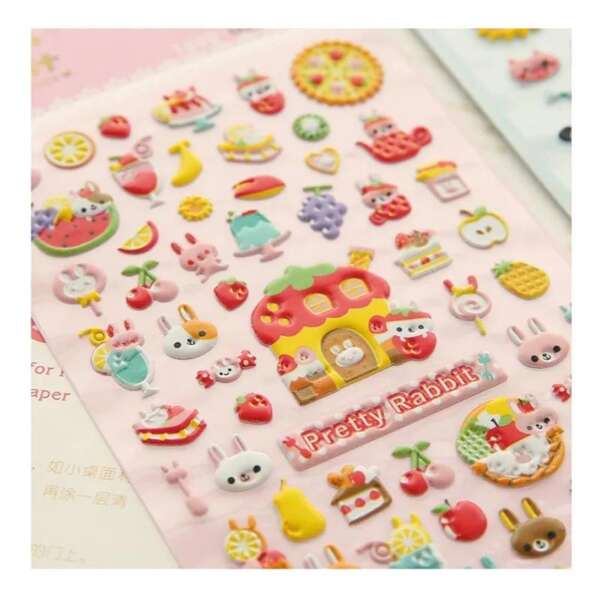 Matte finish PVC adhesive stickers for branded packaging