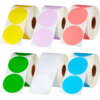 Custom colored circle labels