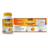 Custom supplement bottle label for capsule packaging