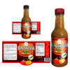 Waterproof food label for honey jam and sauce jars