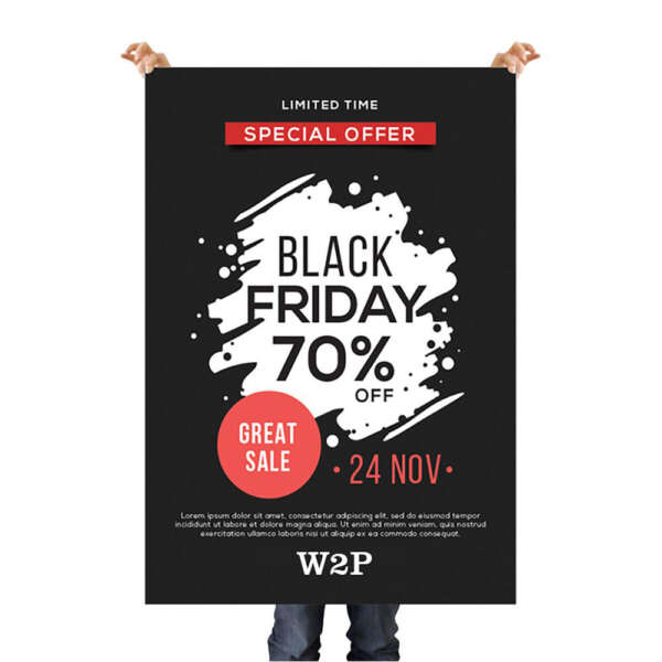 custom A0 A1 A2 A3 A4 A5 wall poster printing custom logo option