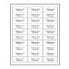 Custom printed paper labels