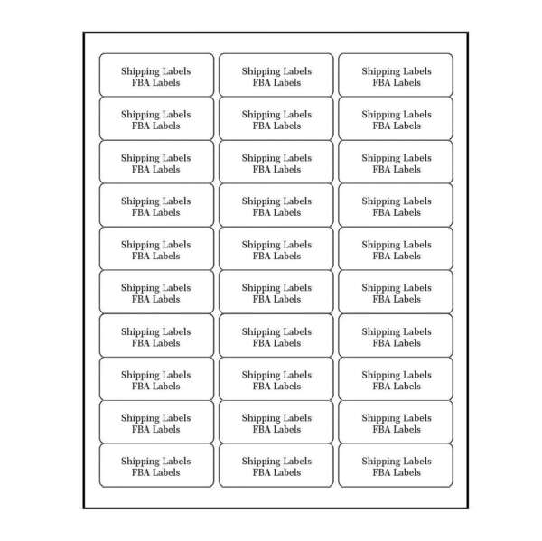 Custom printed paper labels