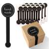 Adhesive candy box sticker strips