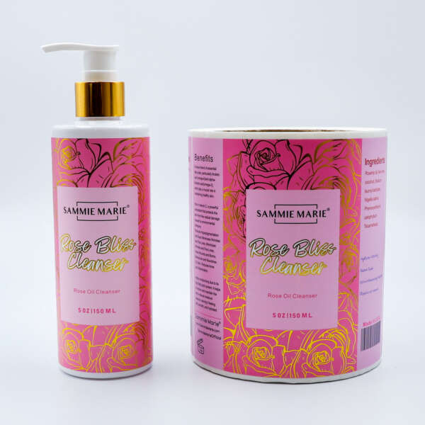 Skincare packaging sticker printing