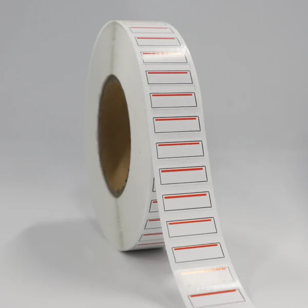 FSC piggy back sticker with removable top layer