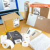 A6 courier barcode labels