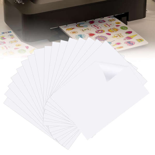 Glossy matte clear sticker paper