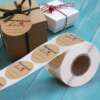 Cake box decorative sealing stickers