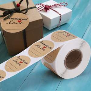 Cake box decorative sealing stickers