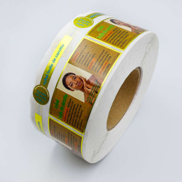 Custom etiquette label rolls