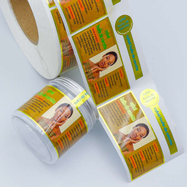 Waterproof shampoo label rolls