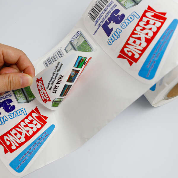 Double-face stickers with front and back artwork