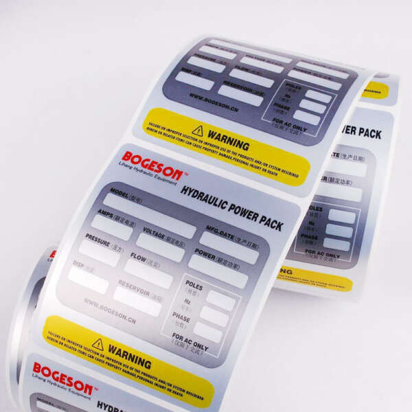 Custom electrical label printing