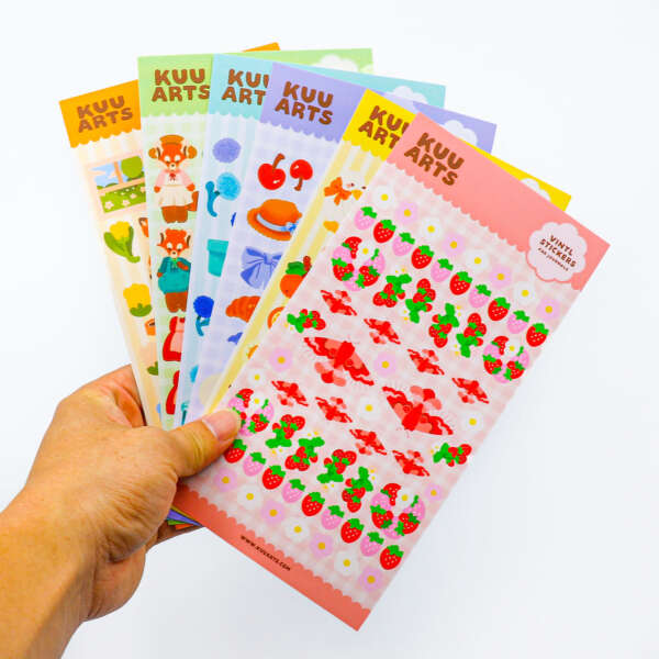Custom vinyl label sheets