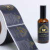 Foil logo bottle label printing