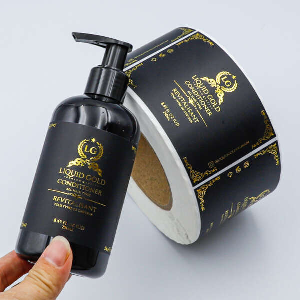 Beauty product logo labels