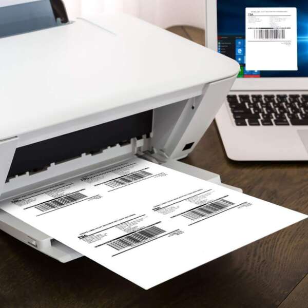 Custom vinyl sticker sheet for product labels