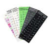 Multilingual glow keyboard label printing