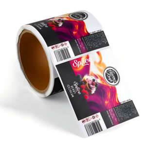Biodegradable PLA belly band sleeve labels for food packaging