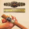 luxury custom cigar band label printing for premium packaging embossed detail view