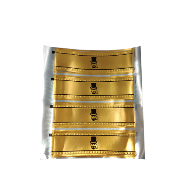 luxury private gold foil cigar package label custom logo option