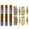 private anti counterfeit gold foil hologram cigar ring label front view