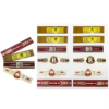 hot stamping custom logo cigar band ring packaging sticker front view
