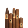 waterproof die cut embossed logo cigar label sticker sheet front view