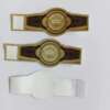 glossy silver paper embossed private brand cigar ring label ring wrap display
