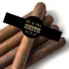 textured gold foil varnished embossed logo cigar ring label bulk cigar packaging use