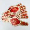 gold foil art paper custom embossed cigar ring label ring wrap display