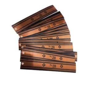private logo embossed paper ring cigar band sticker label