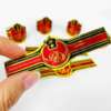 private brand paper ring cigar band label with embossing foil detail view
