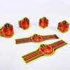 private brand paper ring cigar band label with embossing embossed detail view