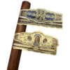 private anti counterfeit gold foil hologram cigar ring label foil detail view