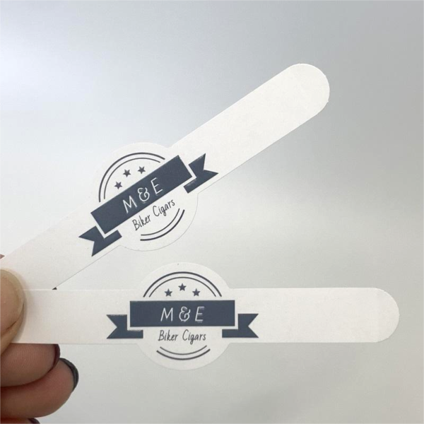 private high quality cigar bar ring band label custom logo option