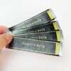waterproof vinyl private logo cigar wrapper sticker with gold foil embossing custom logo option
